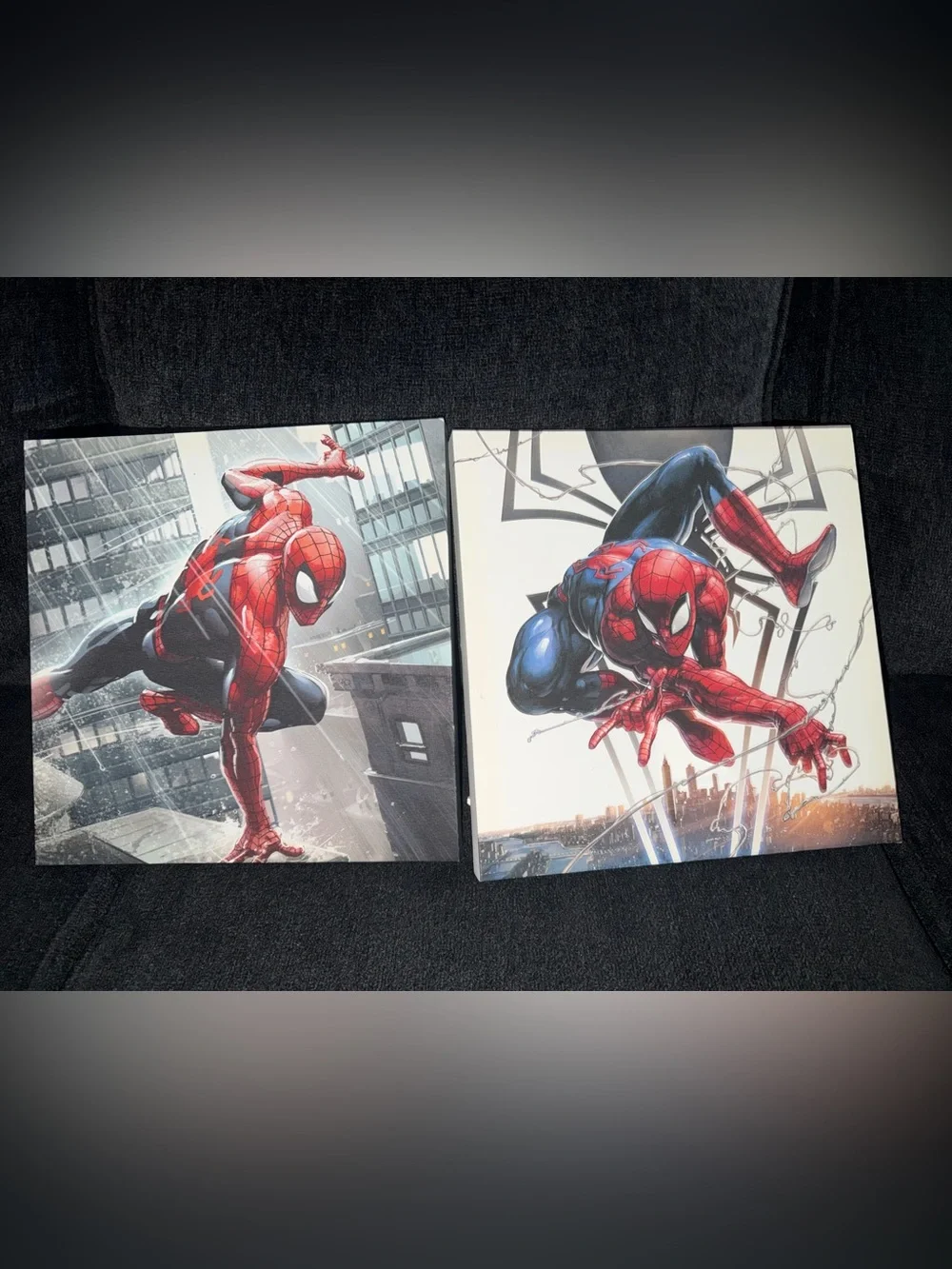 Marvel Spider-Man Red Blue Wall Art Set